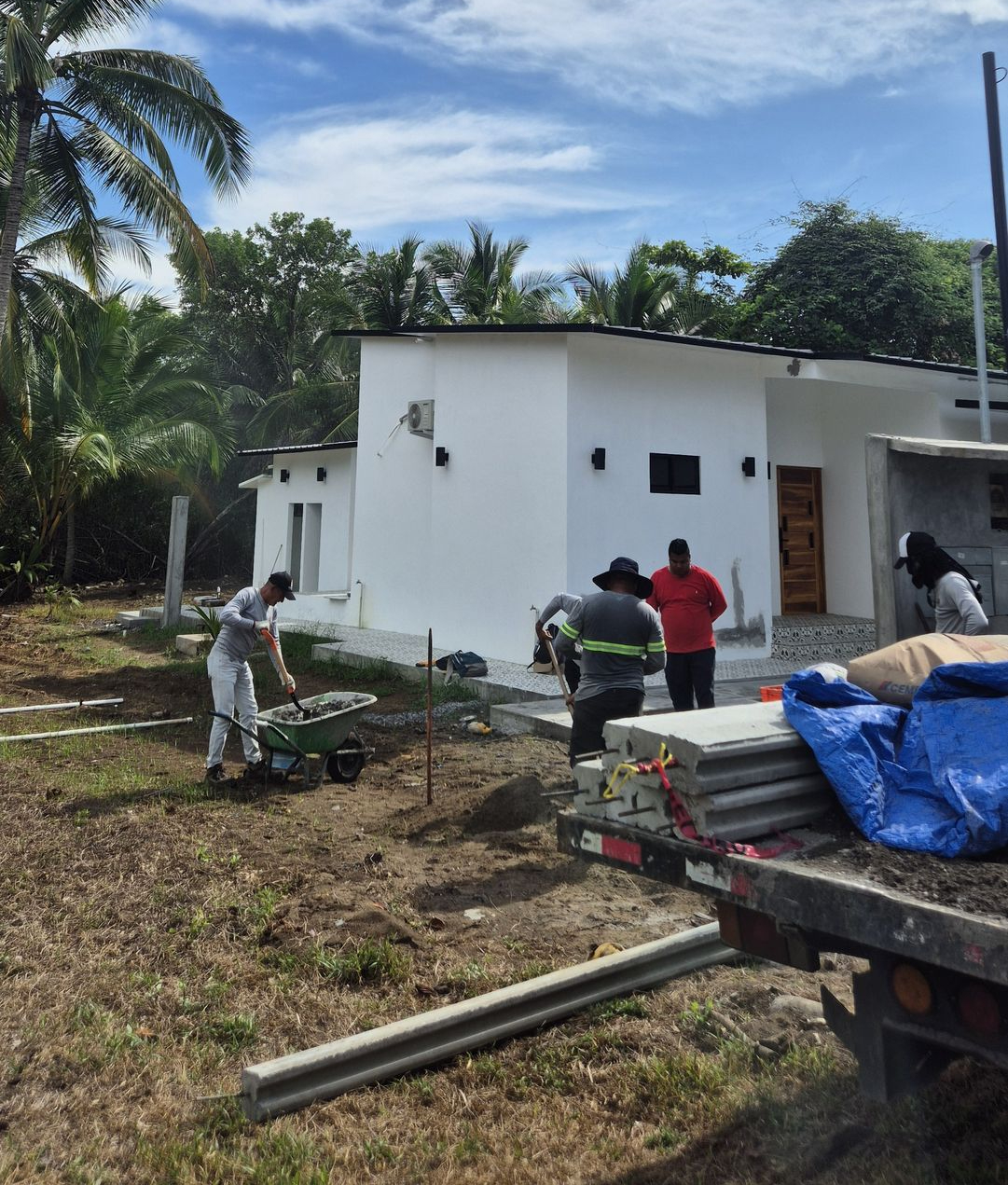 Fabricación de muros de concreto